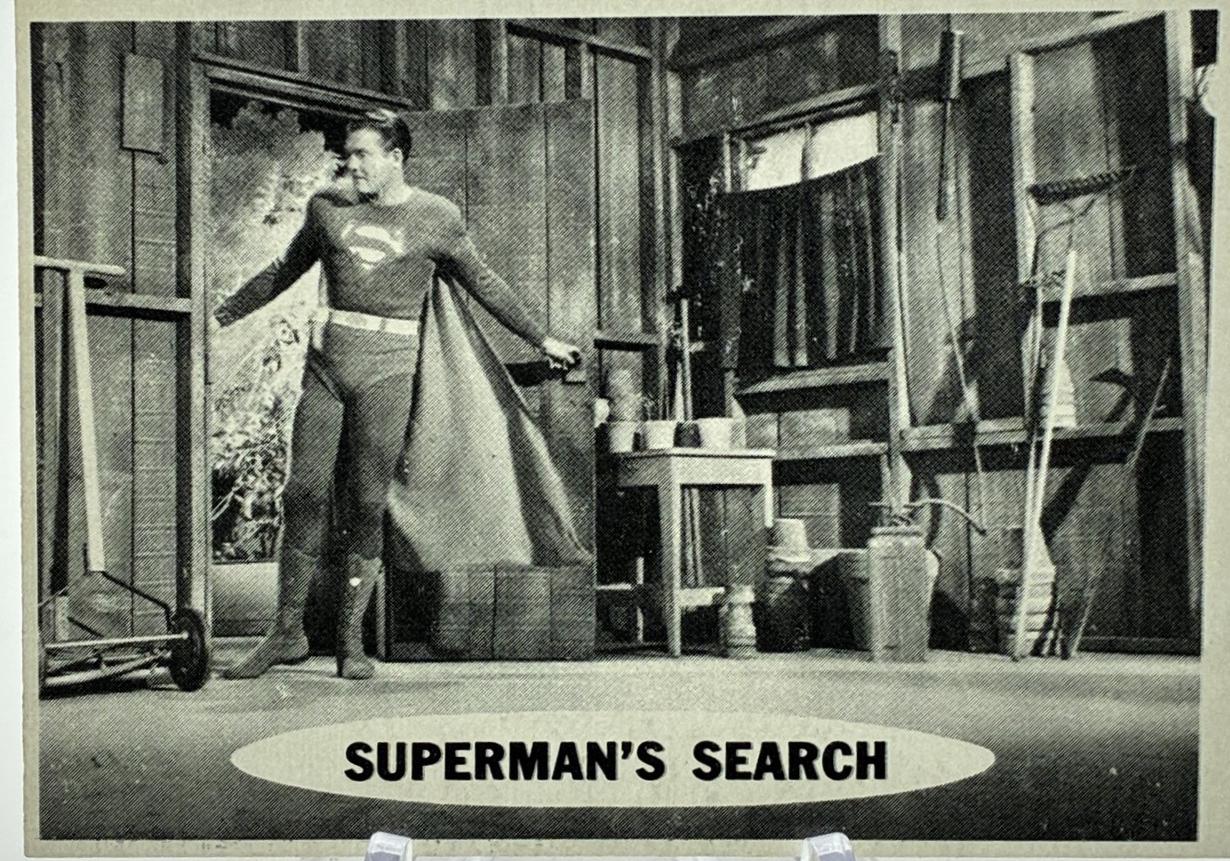 1966 Topps Superman Superman's Search #56 card
