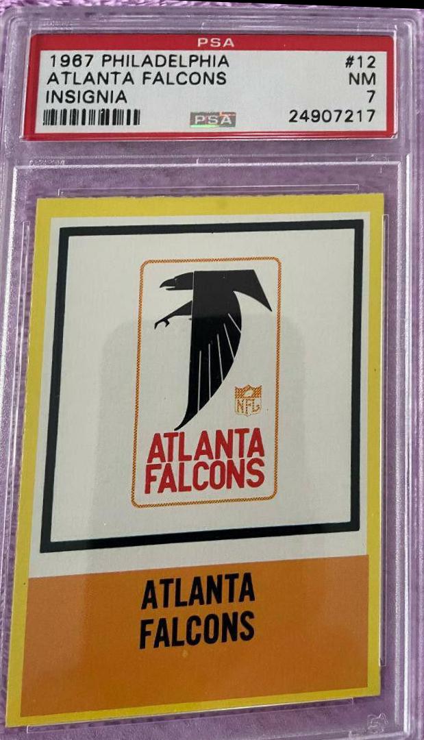1967 Philadelphia Atlanta Falcons [Insignia] #12 card