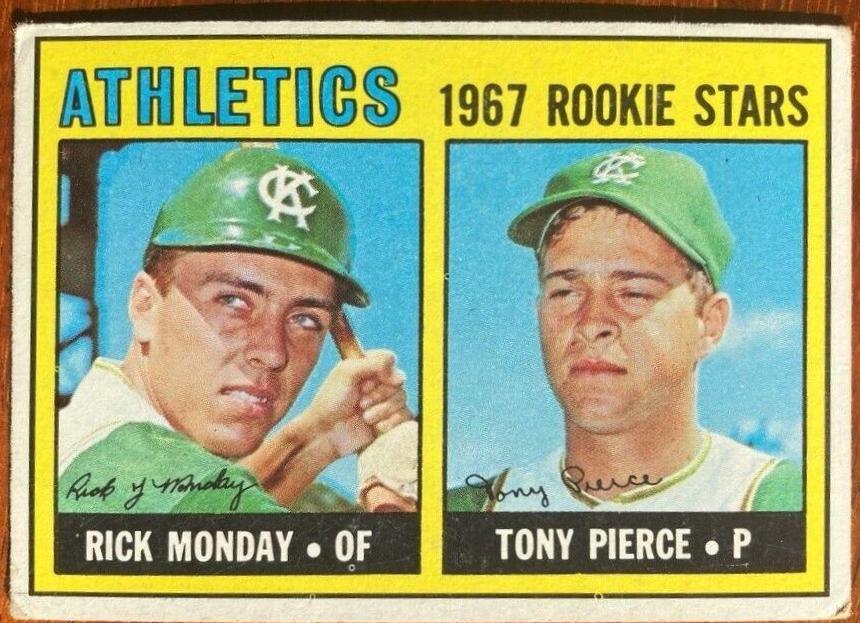 1967 Topps Athletics 1967 Rookie Stars #542 card