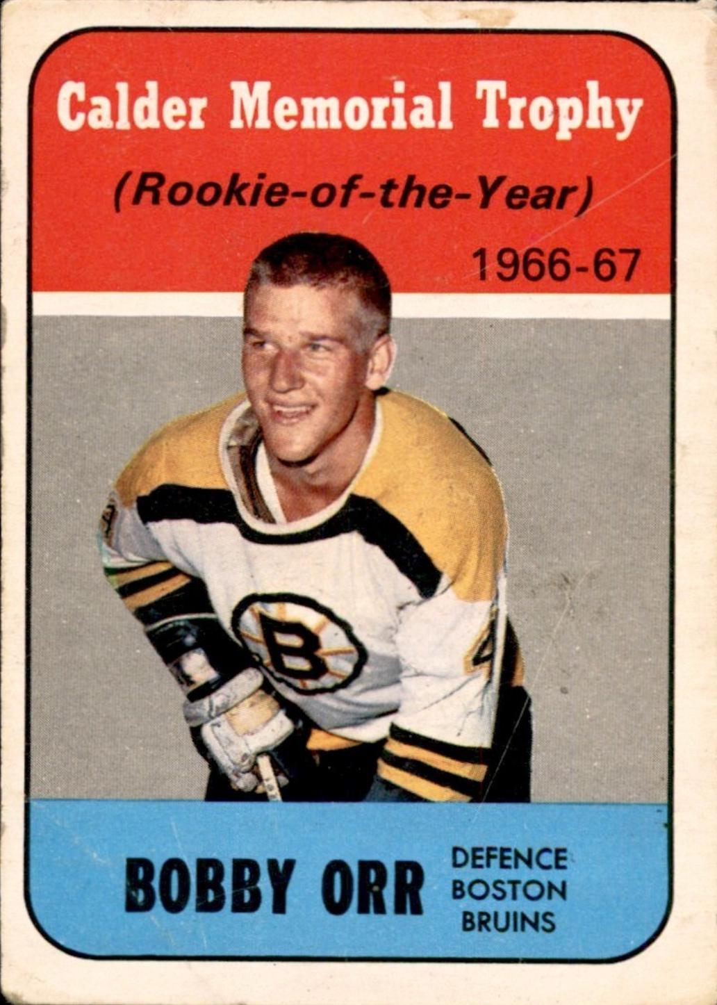 1967 Topps Bobby Orr [Calder Memorial Trophy] #118 card