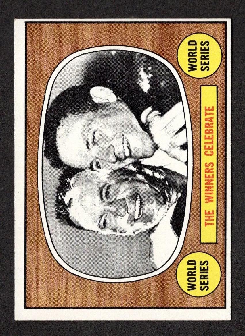 1967 Topps World Series [The Winners Celebrate] #155 card
