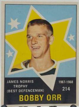 1968 O-Pee-Chee Bobby Orr [Norris Trophy] #214 card