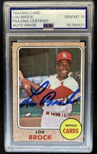 1968 Topps Lou Brock #520 card