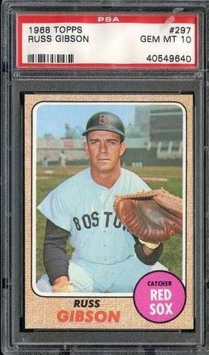 1968 Topps Russ Gibson #297 card