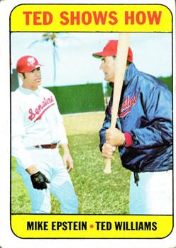 1969 Topps Ted Shows How: Mike Epstein / Ted Williams #539 card