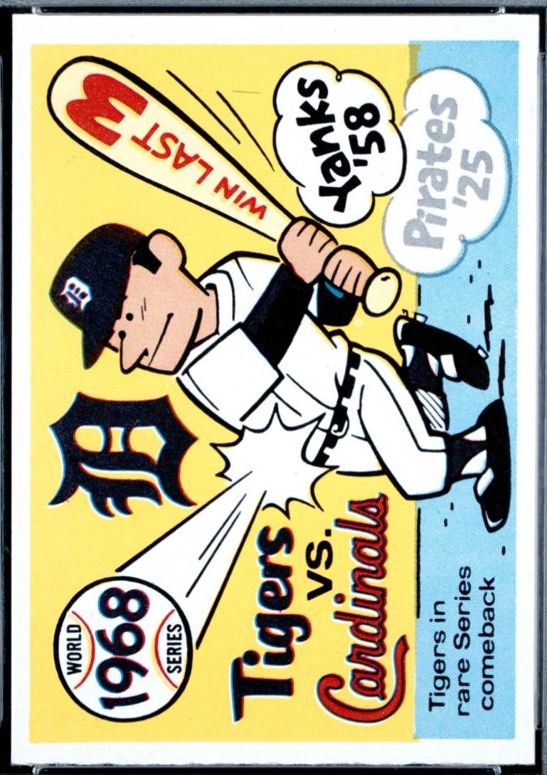 1970 Fleer World Series 1968 Tigers, Cards #65 card