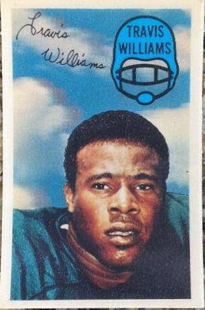 1970 Kellogg's Travis Williams #5 card