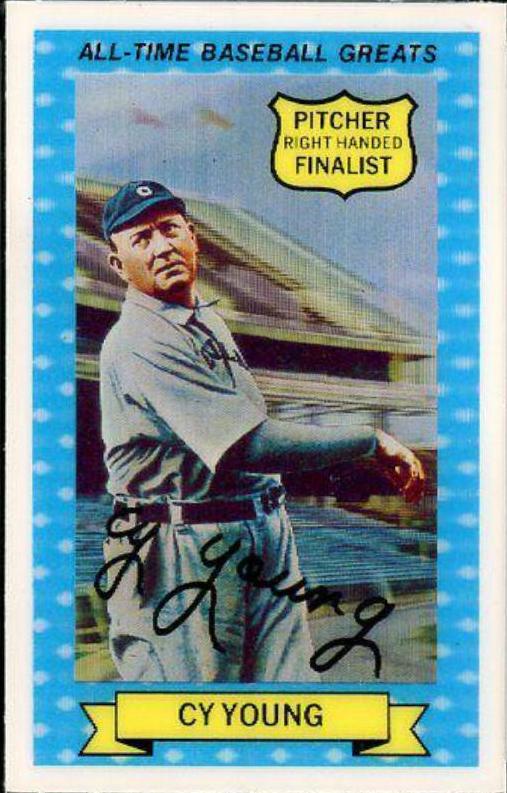 1970 Rold Gold Pretzels Cy Young [Baseball Greats] #12 card