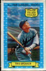 1970 Rold Gold Pretzels Tris Speaker [Baseball Greats] #11 card