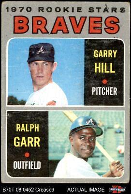1970 Topps Braves 1970 Rookie Stars: Garry Hill / Ralph Garr #172 card