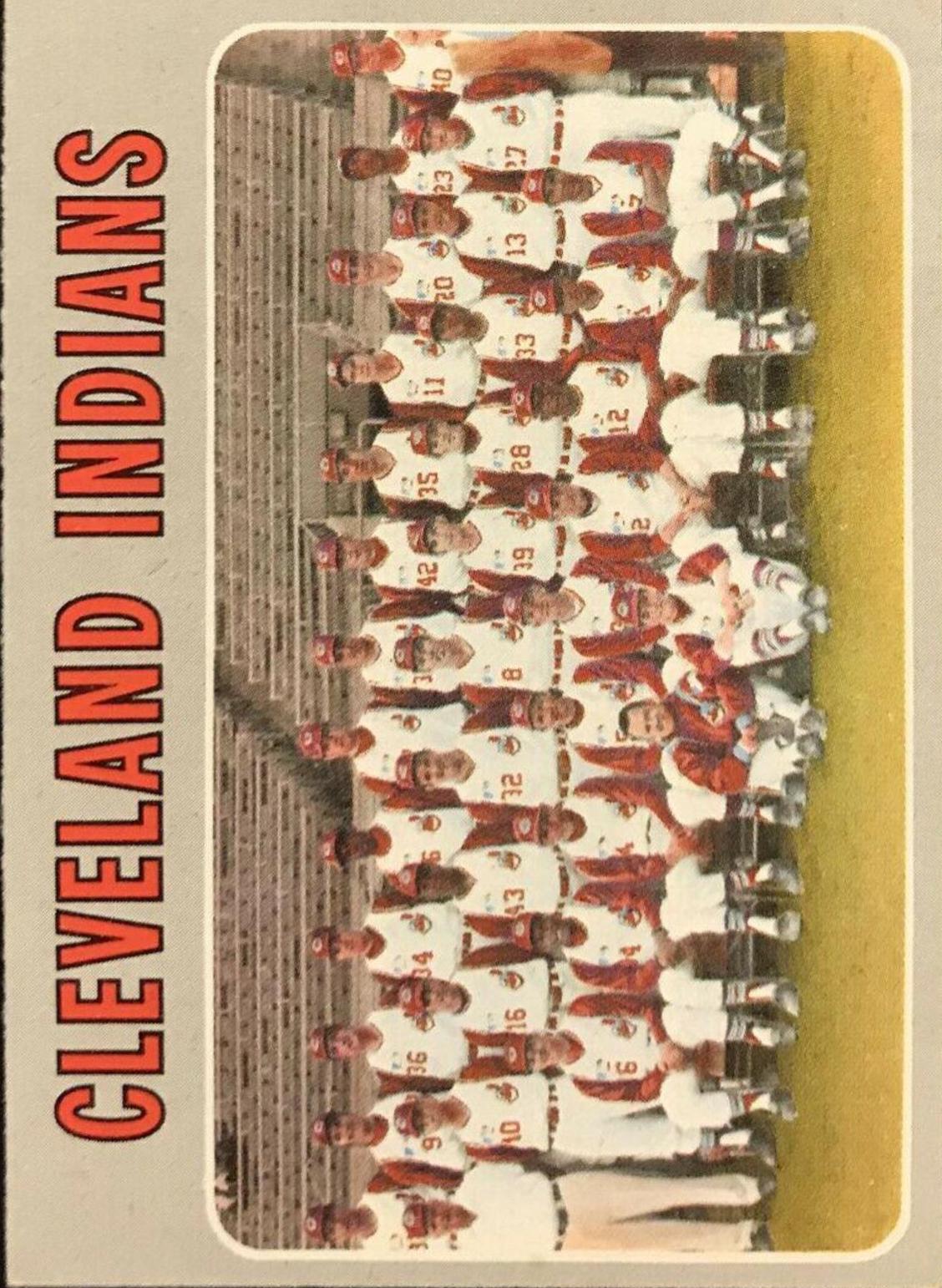 1970 Topps Cleveland Indians #637 card