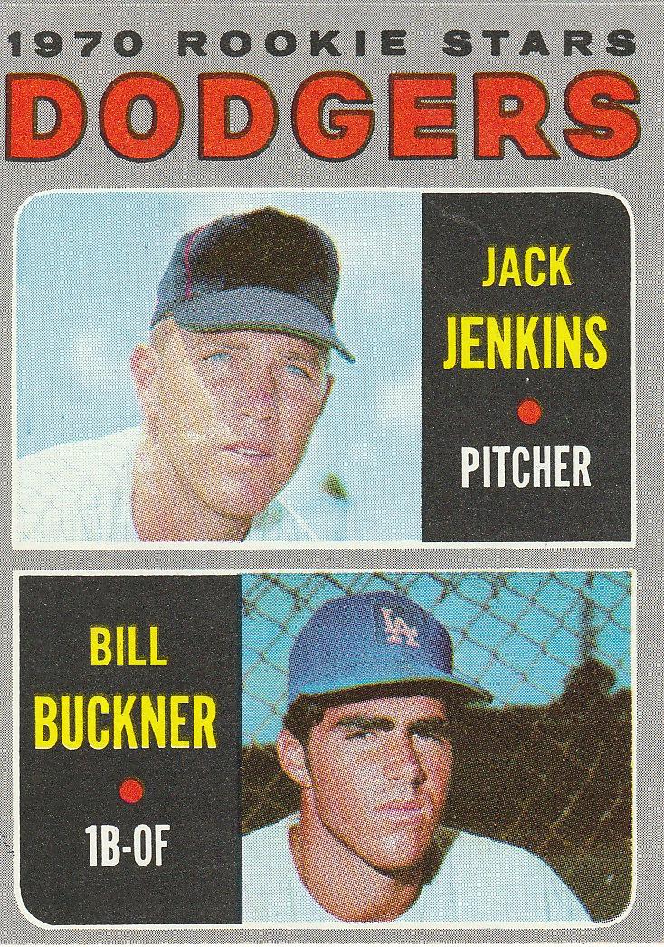 1970 Topps Dodgers 1970 Rookie Stars: Jack Jenkins / Bill Buckner #286 card