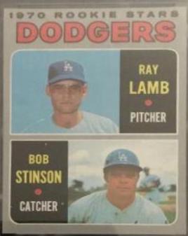 1970 Topps Dodgers 1970 Rookie Stars: Ray Lamb / Bob Stinson #131 card