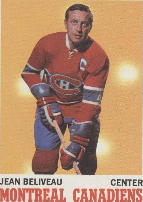 1970 Topps Jean Beliveau #55 card