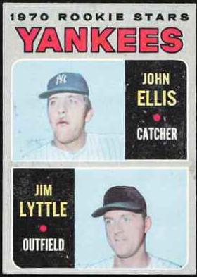 1970 Topps Yankees 1970 Rookie Stars: John Ellis / Jim Lyttle #516 card