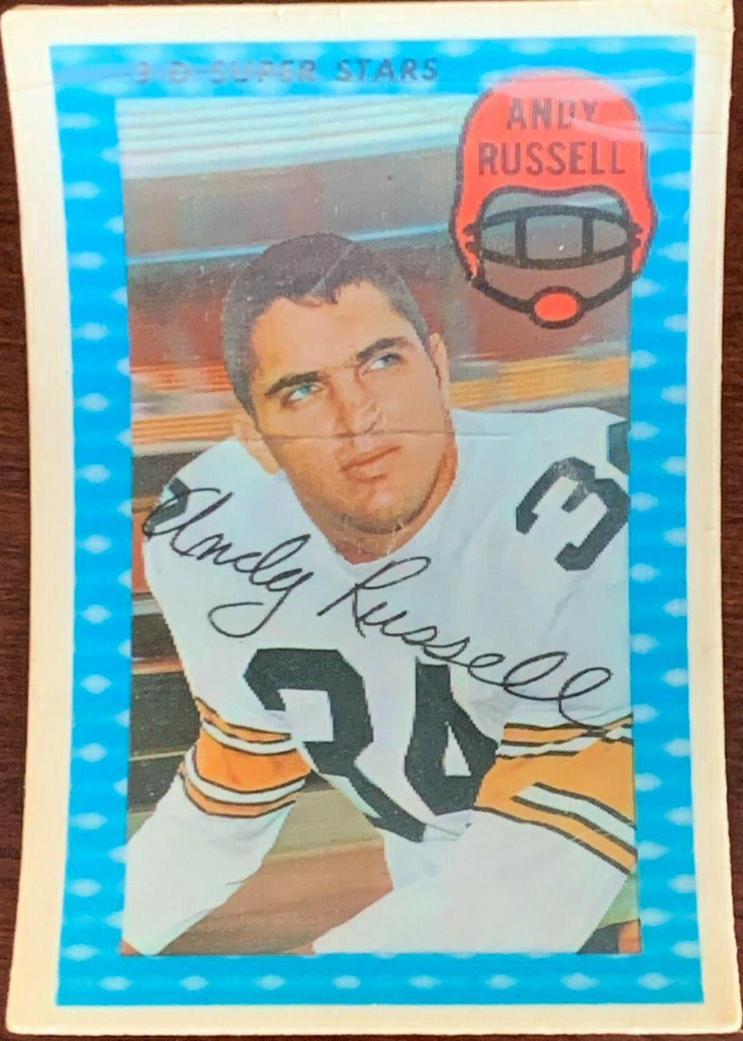 1971 Kellogg's Andy Russell #50 card