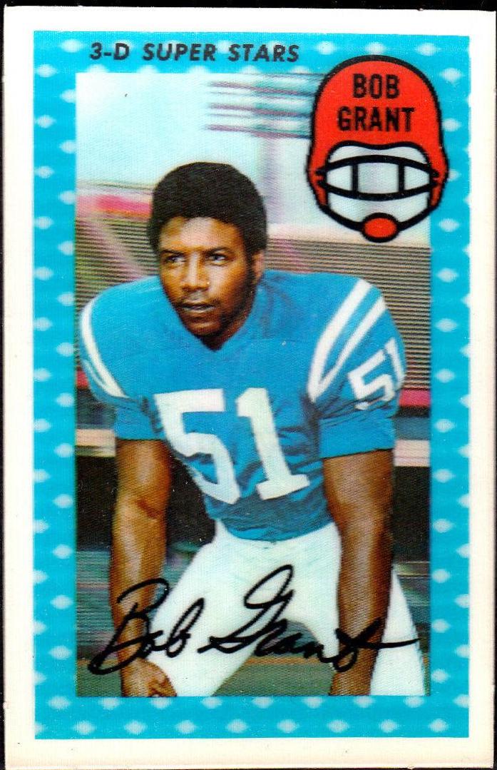 1971 Kellogg's Bob Grant #17 card