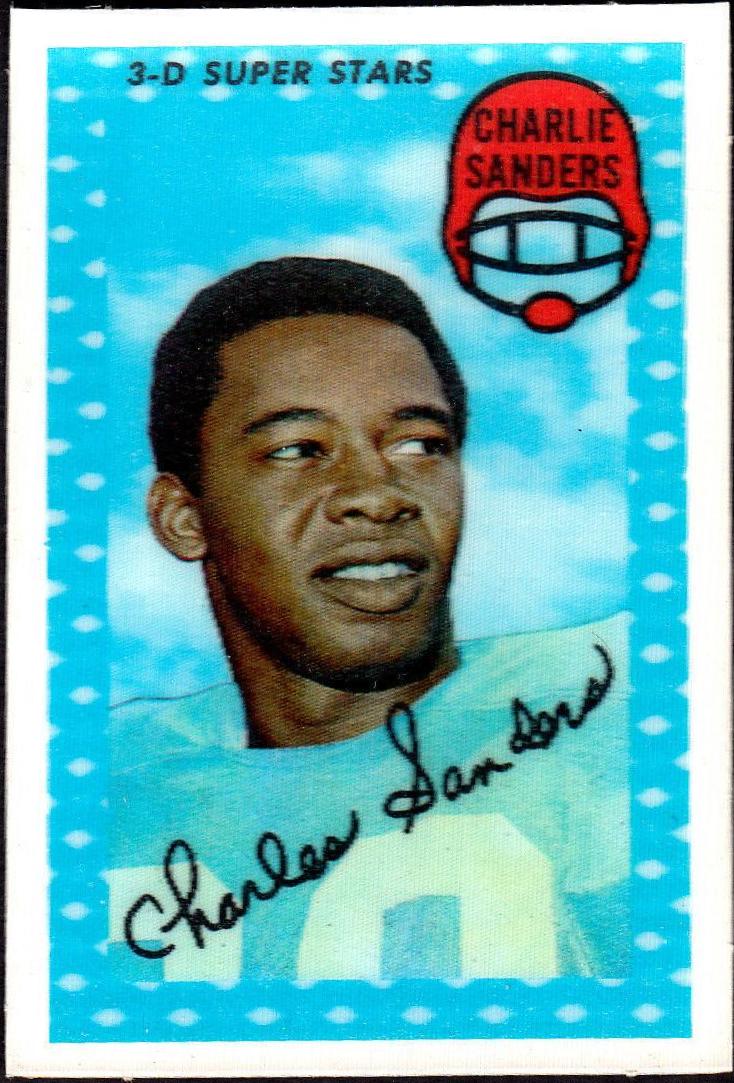 1971 Kellogg's Charlie Sanders #57 card