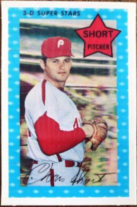 1971 Kellogg's Chris Short #75 card
