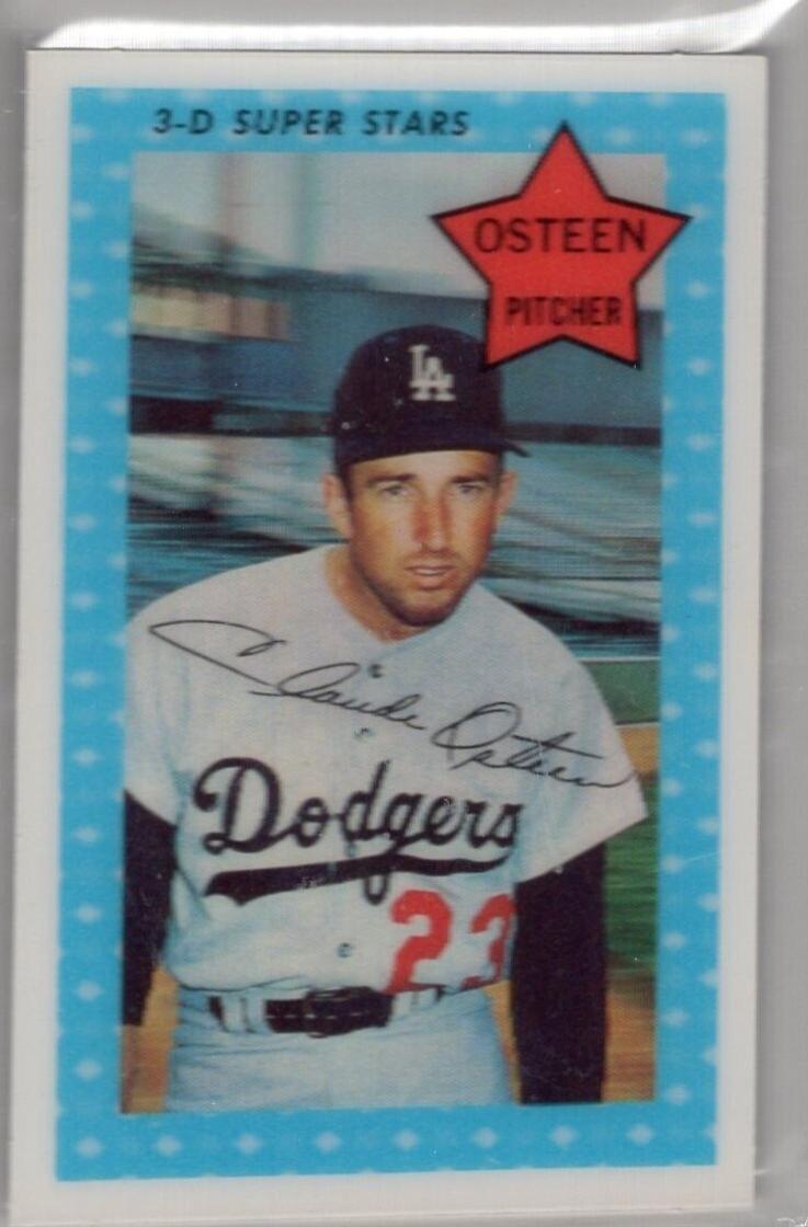 1971 Kellogg's Claude Osteen [#70 on Back, ERA 3.82] #70 card