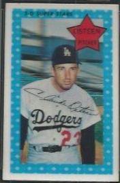 1971 Kellogg's Claude Osteen #70 card