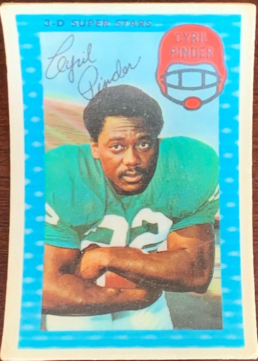 1971 Kellogg's Cyril Pinder #59 card