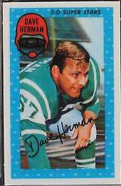 1971 Kellogg's Dave Herman #11 card