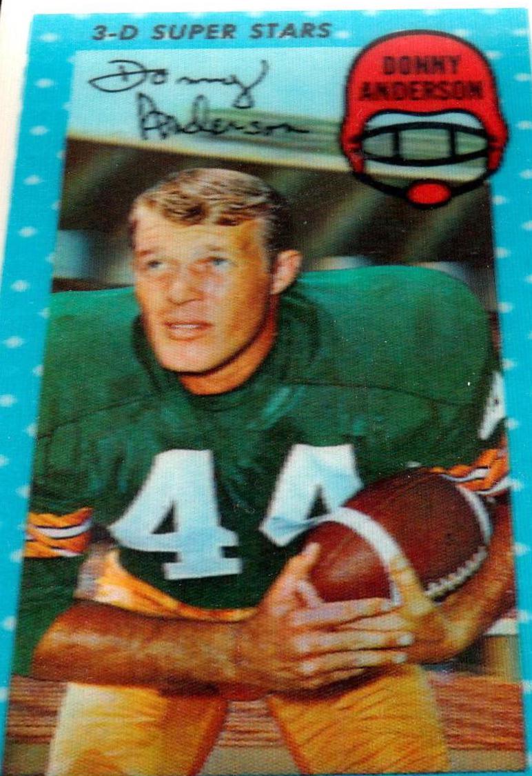 1971 Kellogg's Donny Anderson #51 card