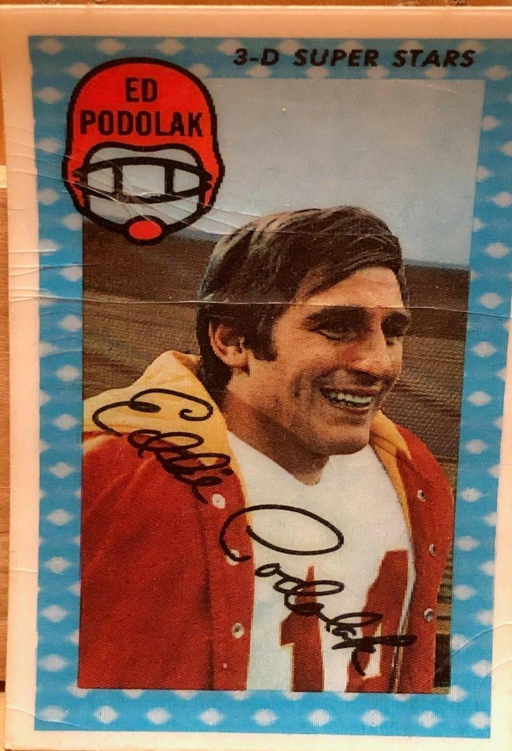 1971 Kellogg's Ed Podolak #36 card