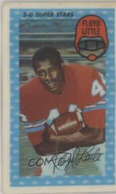 1971 Kellogg's Floyd Little #40 card