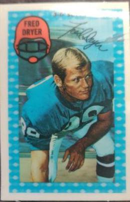 1971 Kellogg's Fred Dryer #12 card