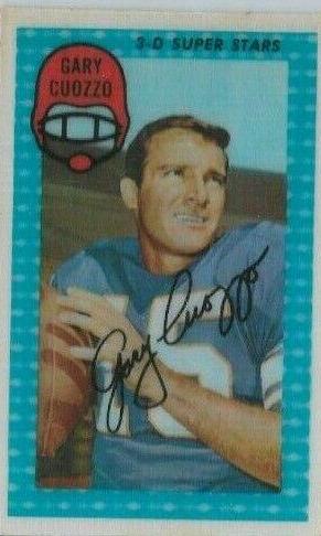 1971 Kellogg's Gary Cuozzo #25 card