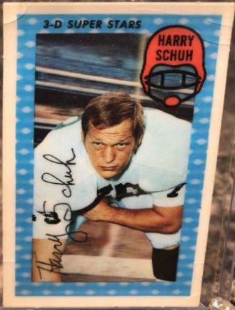 1971 Kellogg's Harry Schuh #20 card