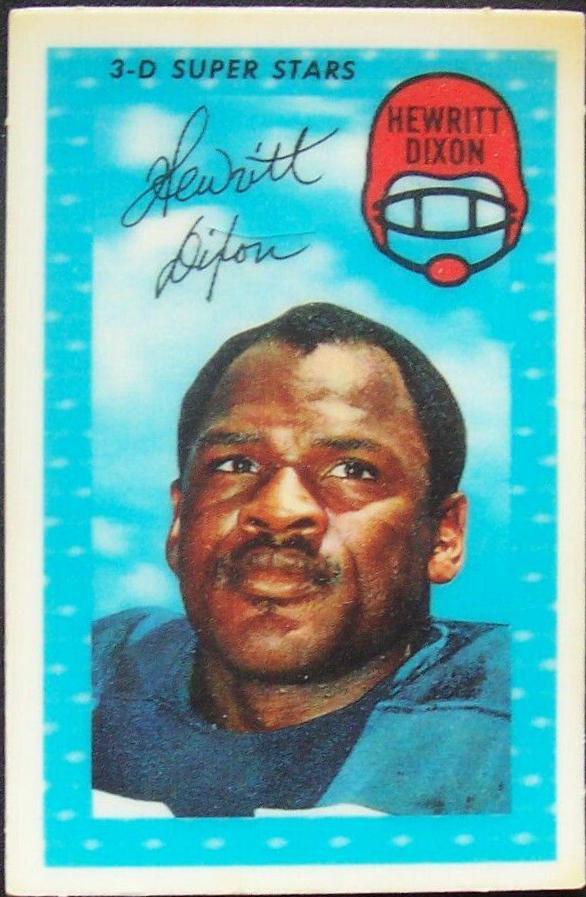 1971 Kellogg's Hewritt Dixon #23 card