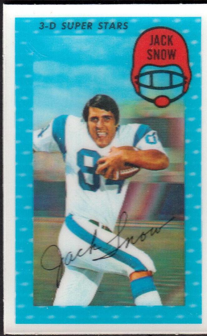 1971 Kellogg's Jack Snow #7 card