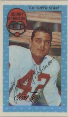 1971 Kellogg's Johnny Robinson #35 card