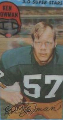 1971 Kellogg's Ken Bowman #34 card