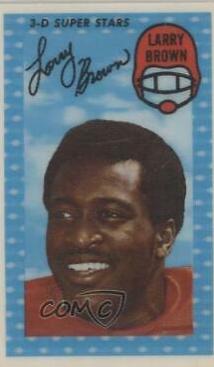 1971 Kellogg's Larry Brown #13 card