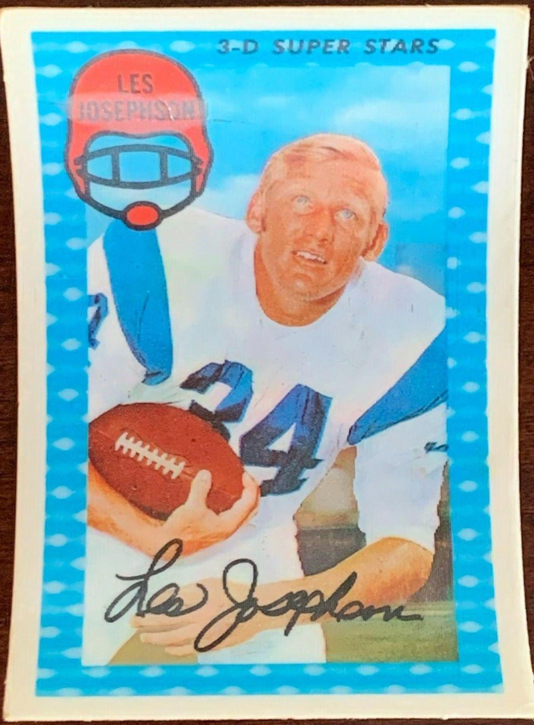 1971 Kellogg's Les Josephson #9 card