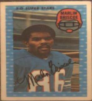 1971 Kellogg's Marlin Briscoe #16 card