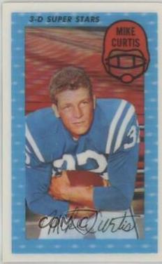 1971 Kellogg's Mike Curtis #19 card