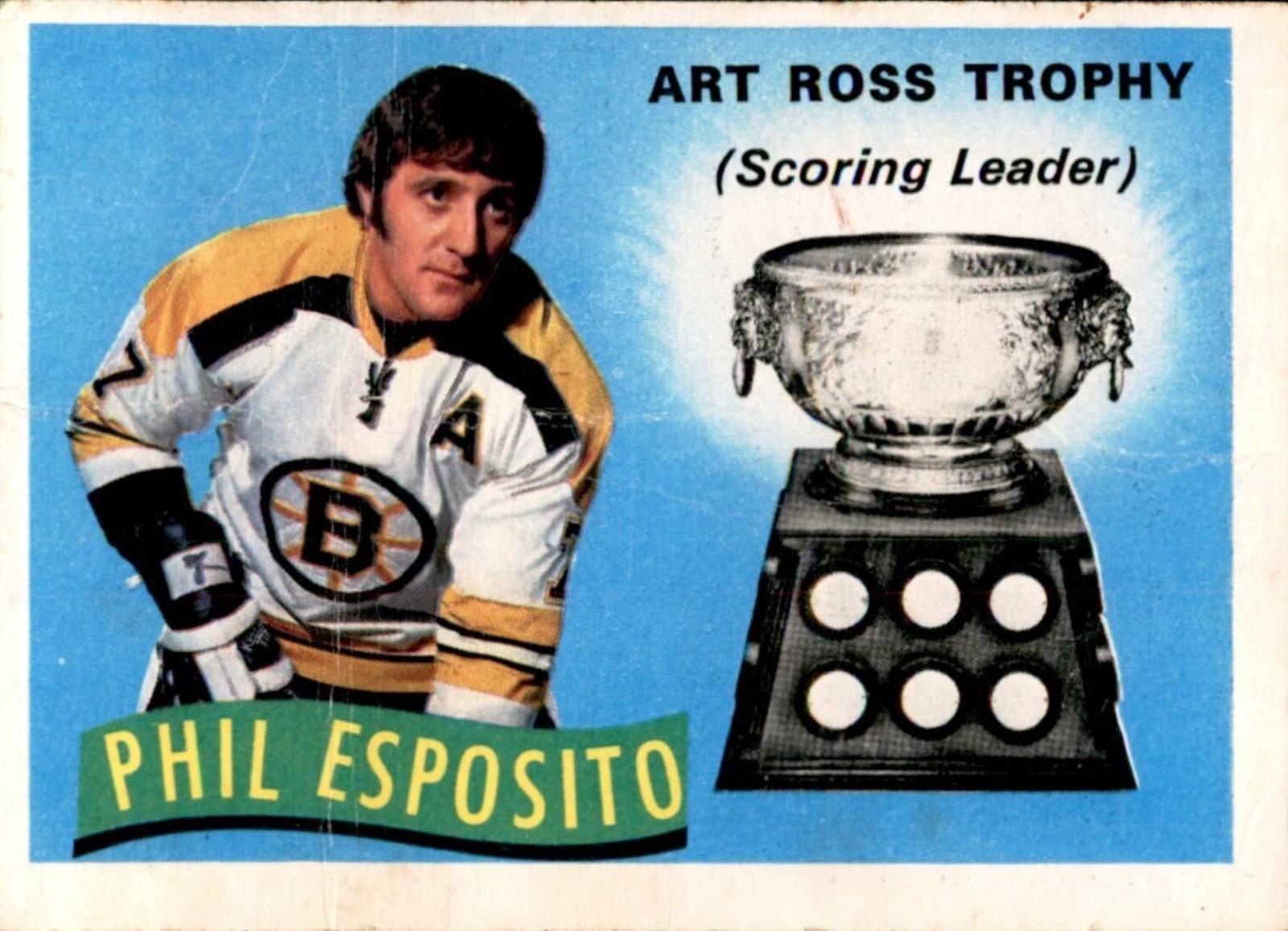 1971 O-Pee-Chee Phil Esposito [Ross Trophy] #247 card