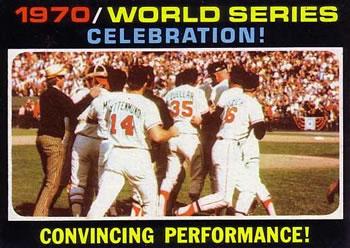 1971 Topps 1970 World Series Celebration #332 card