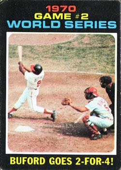 1971 Topps 1970 World Series Game 2 #328 card