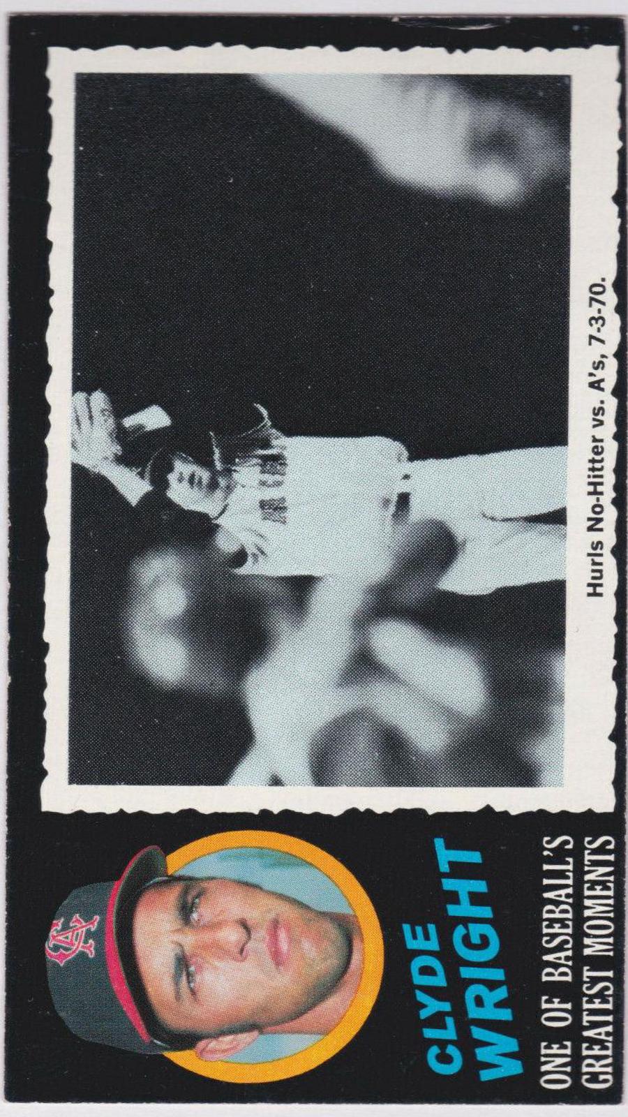 1971 Topps Greatest Moments Clyde Wright #18 card