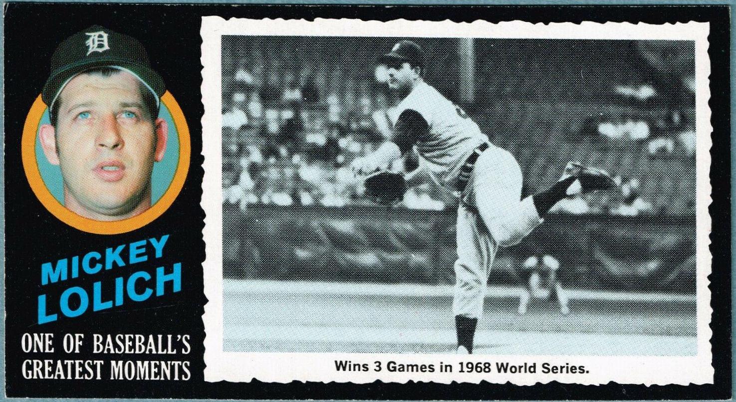 1971 Topps Greatest Moments Mickey Lolich #23 card