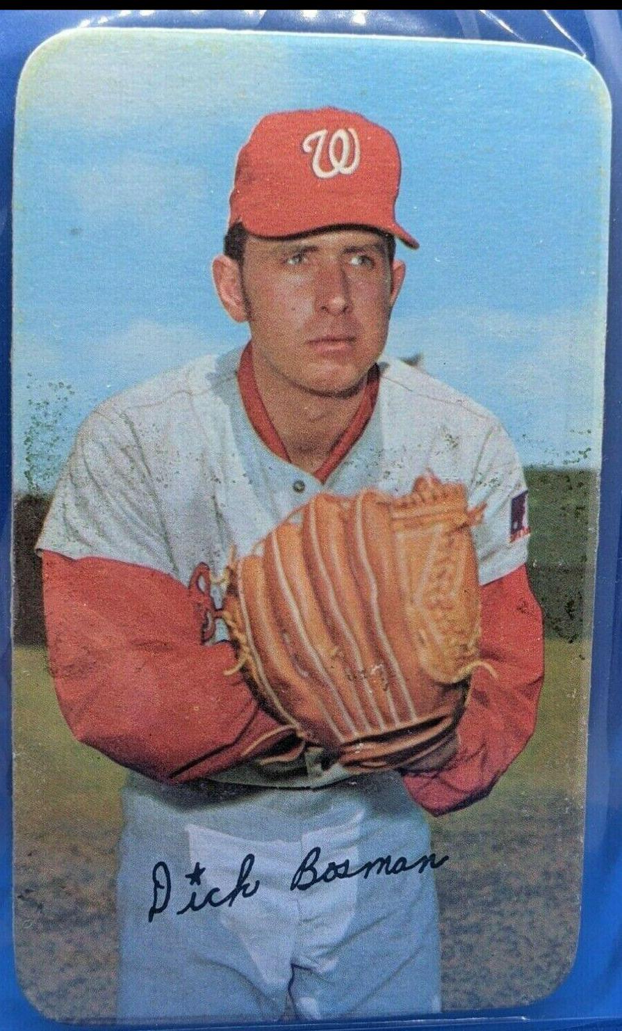 1971 Topps Super Dick Bosman #7 card