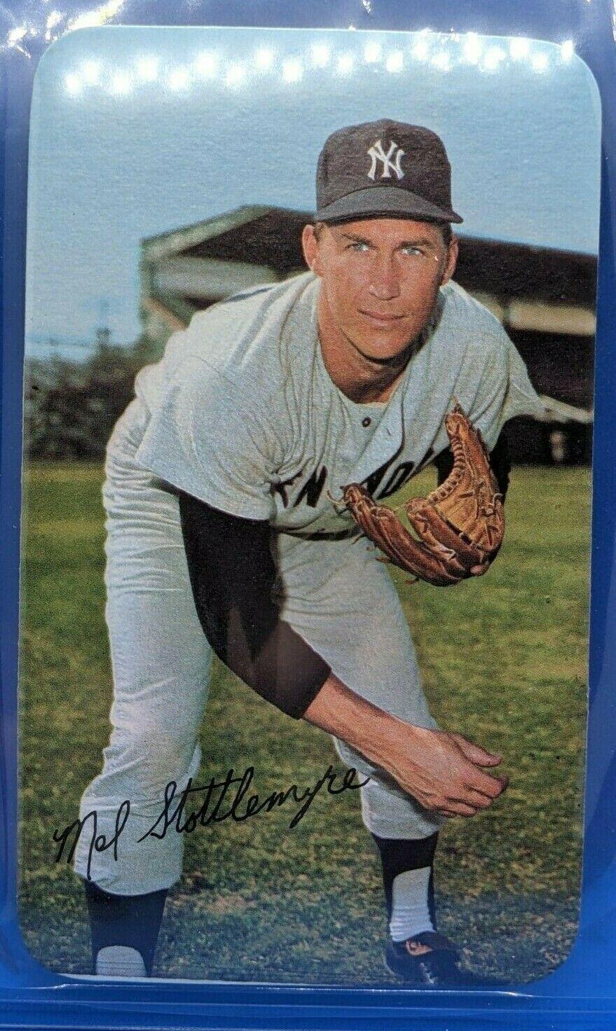 1971 Topps Super Mel Stottlemyre #10 card
