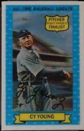 1972 Kellogg's All Time Baseball Greats Cy Young #12 card