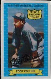 1972 Kellogg's All Time Baseball Greats Eddie Collins #10 card